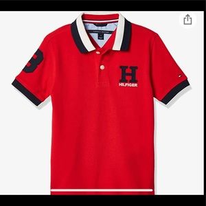 Bundle of 4 Boys Tommy Hilfiger short sleeve Polo Medium (8-10)